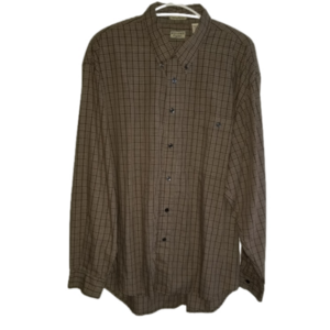 Bugle Boy Brown Long Sleeve Button Down Size XL
